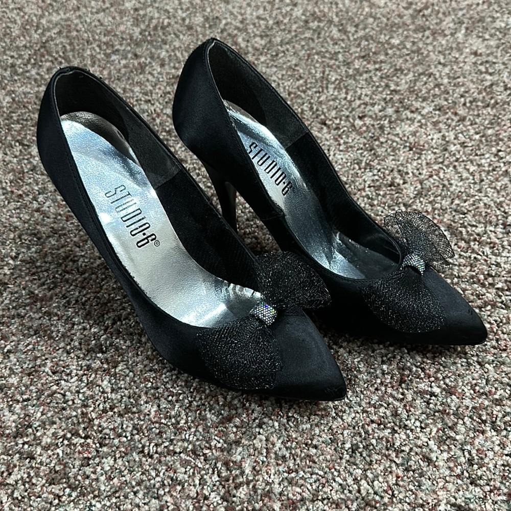 Studio 6 Black Heels Shoes